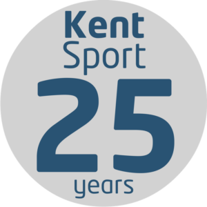 kent sport 25 years logo