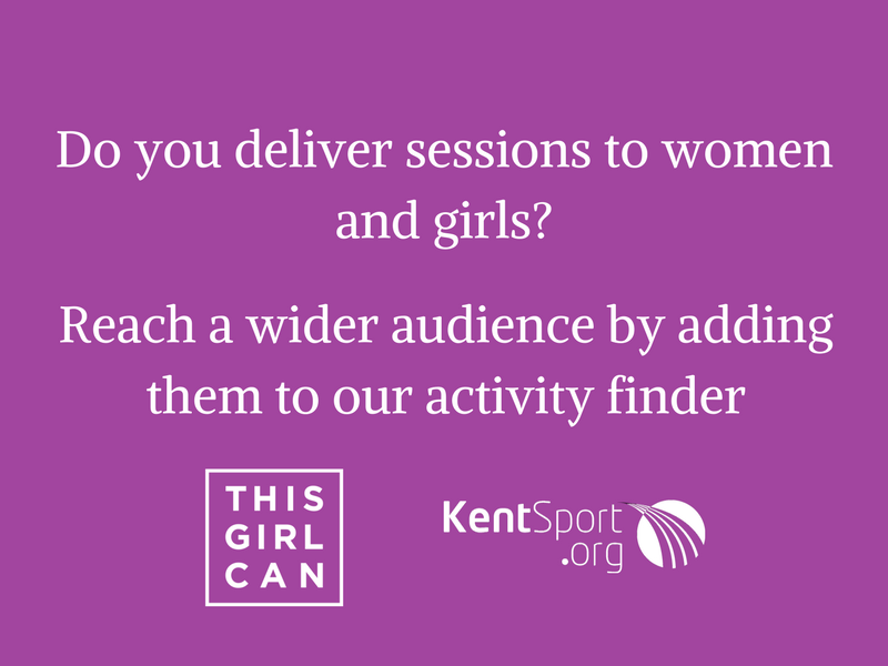Kent Girls Can activity finder flyer
