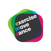 exercise movement and dance logo