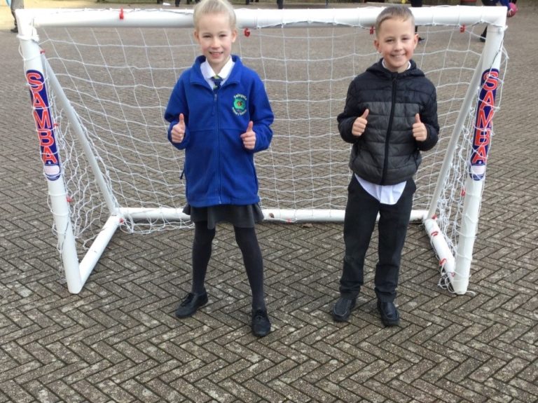 Swingate Primary Schools new football goals