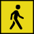 Icon of a figure walking